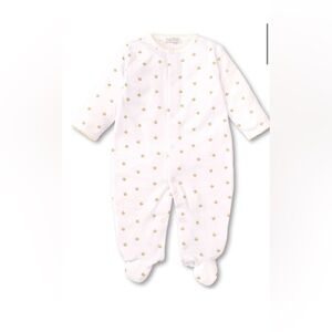 Kissy Kissy 3-6 Month White and Yellow Baby Footie
